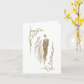 Carte Cadeaux d'art pour mariage et anniversaire de mari (Fleur jaune)