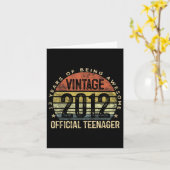 Carte Cadeaux de 13e anniversaire pour adolescent offici (Fleur jaune)