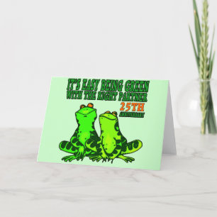 Carte Cadeaux de 25e anniversaire de mariage