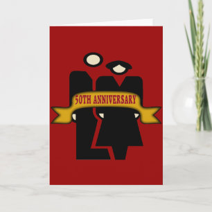 Carte Cadeaux de 50e anniversaire de mariage
