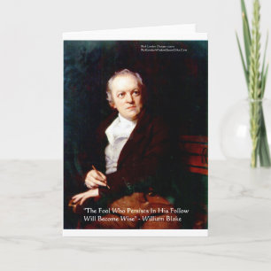 Carte Cadeaux de citations de sagesse "Devenez sage" de