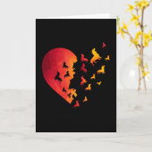 Carte Cadeaux de coeur de chien Dachshund pour les amate (Fleur jaune)