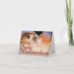 Carte Cadeaux de fête comme motif de Noël