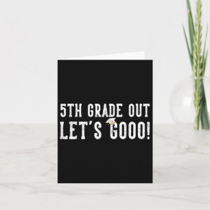 Carte Cadeaux de fin d'études de 5e année 5e année