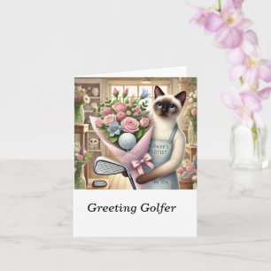 Carte Cadeaux de golf arrangement floral par Cat Florist