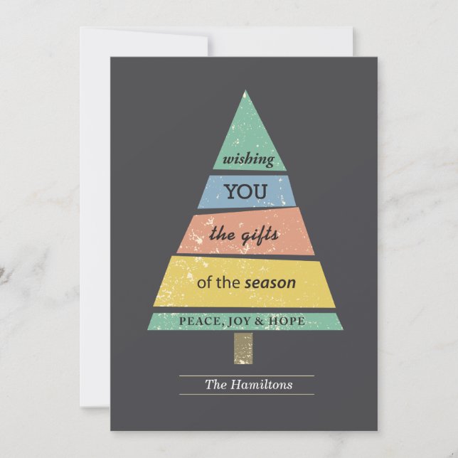 Carte cadeaux de la saison (Devant)