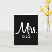 Carte Cadeaux De Mariage Uniques Pour Mariage Marié Mme. (Fleur jaune)