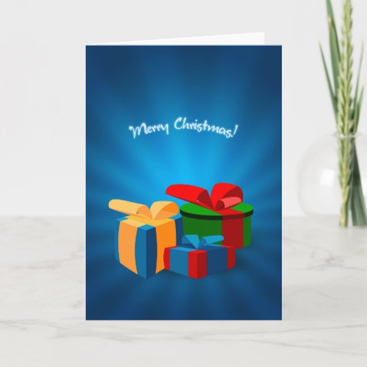 Carte Cadeaux de Noël (Devant)