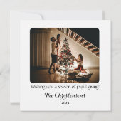 Carte Cadeaux de Noël colorés modernes (Dos)