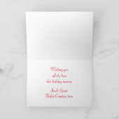 Carte Cadeaux de Noël Noël (Intérieur)