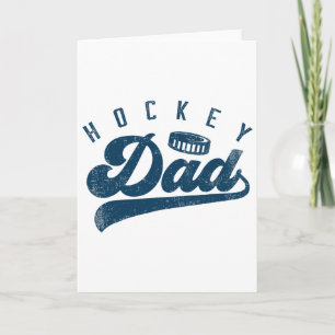 Carte Cadeaux de papa de hockey pour la fête des pères