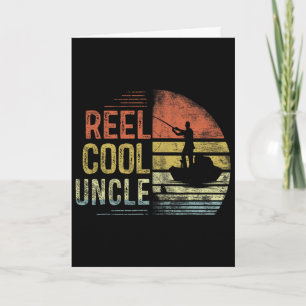 Carte Cadeaux de pêche Oncle Super Cool Anniversaire Onc