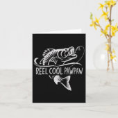 Carte Cadeaux de pêche vraiment cool pour papa pour la f (Fleur jaune)