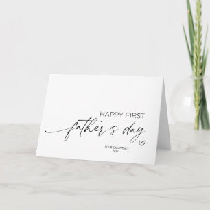 Carte Cadeaux de première fête des pères au mari de la f