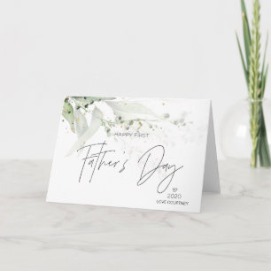 Carte Cadeaux de première fête des pères pour nouveau pa