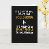 Carte Cadeaux de soudure | Boulderer Rock Escalade Bould (Fleur jaune)