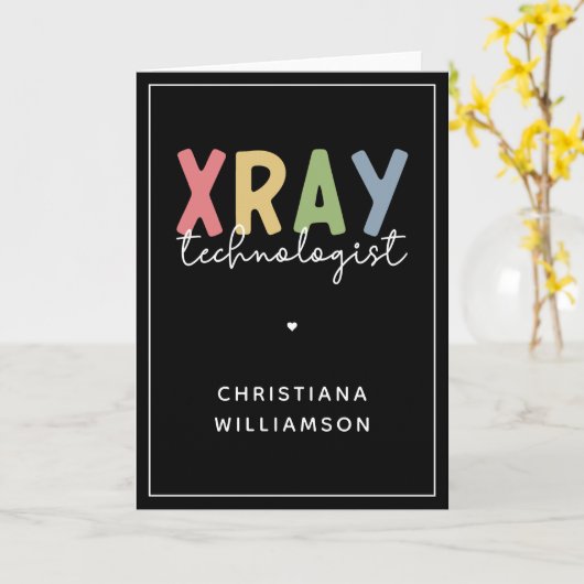 Carte Cadeaux de technologie X-ray (Fleur jaune)
