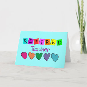 Carte Cadeaux d'enseignants retraités