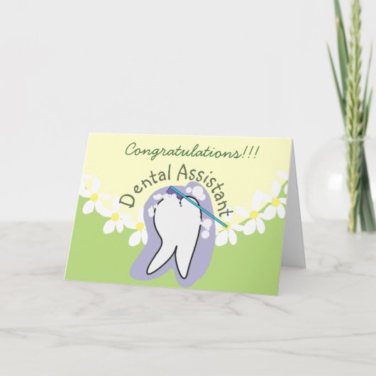 Carte Cadeaux Dental Assistant Unique (Devant)