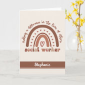 Carte Cadeaux d'évaluation personnalisés des travailleur (Fleur jaune)