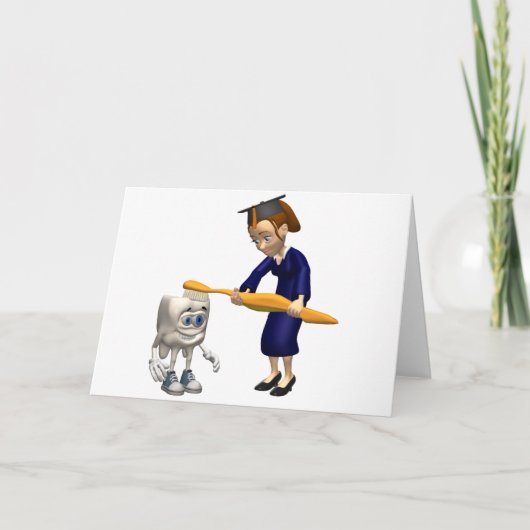 Carte Cadeaux d'hygiène dentaire ou de dentiste (Devant)