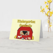 Carte Cadeaux d'obtention du diplôme de jardin d'enfants (Fleur jaune)