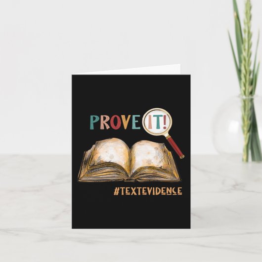 Carte Cadeaux drôles de jour de test pour les enseignant (Devant)