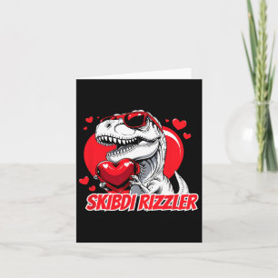 Carte Cadeaux drôles de la Saint-Valentin Skibidi Rizzle