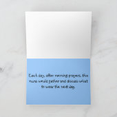 Carte Cadeaux drôles de "Nonnes grosses" pour toutes occ (Intérieur)