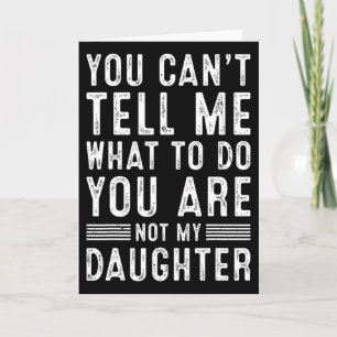 Carte Cadeaux Drôles de Papa pour Hommes de Fille Pères