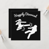 Carte Cadeaux drôles de sympathie pour divorce (Devant/Arrière en situation)