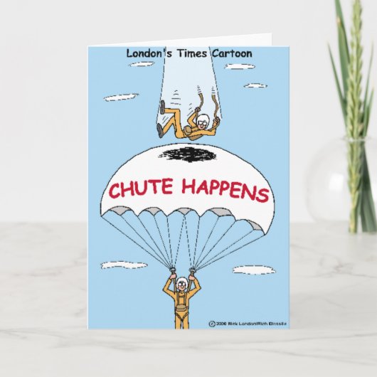 Carte Cadeaux drôles et objets de collection Chute Happe (Devant)