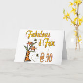 Carte Cadeaux du 50e anniversaire (Fleur jaune)