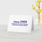 Carte Cadeaux du 50e anniversaire ! (Fleur jaune)