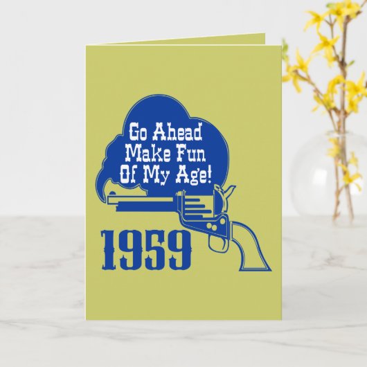 Carte Cadeaux du 50e anniversaire ! (Fleur jaune)