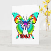 Carte Cadeaux du 50e anniversaire, 1962 (Fleur jaune)