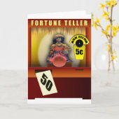 Carte Cadeaux du 50e anniversaire, Fortune Teller Devina (Fleur jaune)