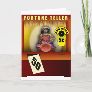 Carte Cadeaux du 50e anniversaire, Fortune Teller Devina