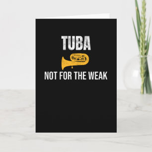 Carte Cadeaux du joueur Tuba Tuba Marching Band Tubist