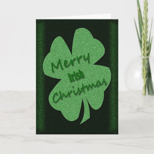 Carte Cadeaux du jour de St Patrick d'Irlandais (Devant)