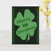 Carte Cadeaux du jour de St Patrick d'Irlandais (Fleur jaune)