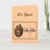 Carte Cadeaux du Jubilé d'or pour les soeurs (Devant)
