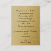 Carte Cadeaux en or violet (Dos)