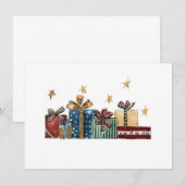 Carte Cadeaux enrobés pour un anniversaire (Devant / Derrière)