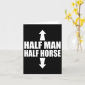 Carte Cadeaux Équestres Pour Les Amateurs De Cheval Demi (Fleur jaune)