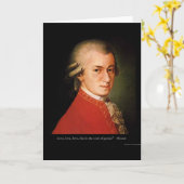 Carte Cadeaux et objets de collection de Mozart "Amour A (Fleur jaune)