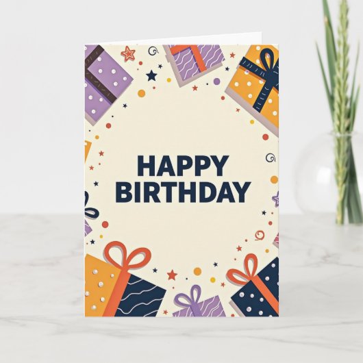 Carte Cadeaux Festifs (Devant)