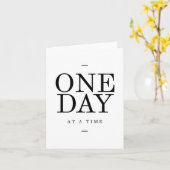 Carte Cadeaux Inspirants Une Citation du Jour Noir et Bl (Fleur jaune)