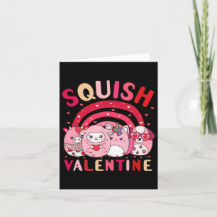 Carte Cadeaux mignons de l'équipe Squish Valentine pour