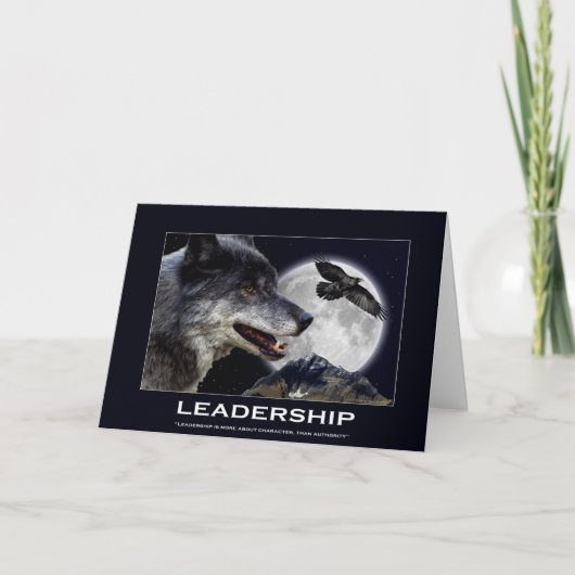Carte Cadeaux motivés par le leadership (Devant)